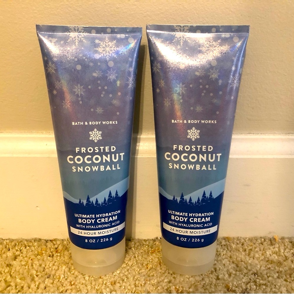 Bath and Body Works Frosted Coconut Snowball Body Cream